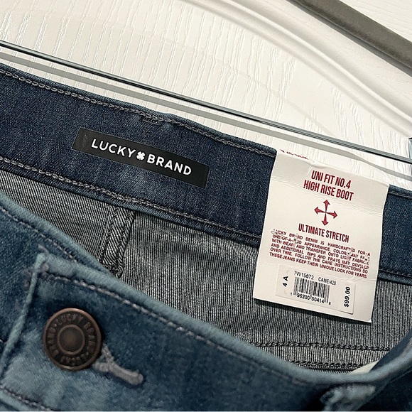 Lucky Brand, Size 4, Denim, High Rise Boot Jean, NWT - Picture 3 of 4